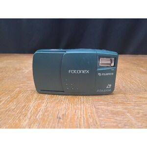Vtg Fujifilm Fotonex 212ix Zoom Point & Shoot APS Film Camera - Tested‎ - Green